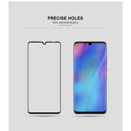 Mocolo 3D 9H Full Glue - Verre de protection intégrale pour Huawei P30 Lite (Noir)