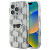 Karl Lagerfeld IML Karl Head Electroplated - Case for iPhone 16 Pro (transparent)
