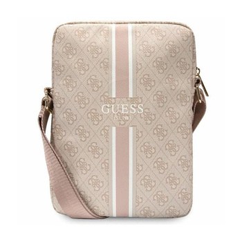 Guess 4G Stripes Tablet Bag - taška na 10" tablet (růžová)
