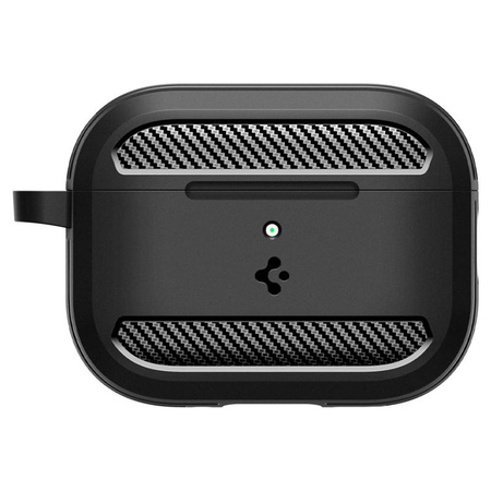 ETUI DO AIRPODS PRO 3 SPIGEN RUGGED ARMOR ORYGINALNE CZARNE NA SŁUCHAWKI