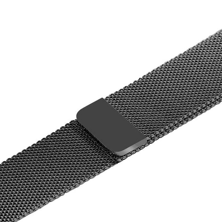Crong Milano Steel - Řemínek z nerezové oceli pro Apple Watch 38/40/41/42 mm (grafitová)