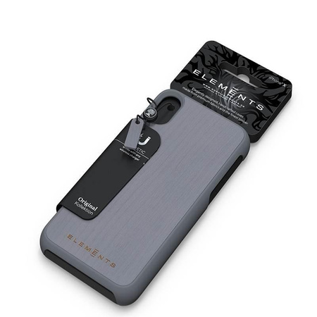 Nordic Elements Original Gefion - Holzetui für iPhone Xs Max (Mittelgrau)