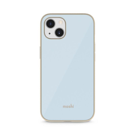 Moshi iGlaze Slim Hardshell Case - Coque pour iPhone 13 (système SnapTo) (Bleu adtriatique)