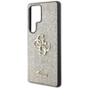 Guess Fixed Glitter Big 4G Metal Logo - Pouzdro pro Samsung Galaxy S25 Ultra (zlaté)