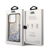 Karl Lagerfeld Liquid Glitter Translucent Elongated Logo Case - iPhone 14 Pro Case (schwarz)