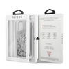 Guess Liquid Glitter 4G Big Logo - iPhone 11 tok (ezüst)