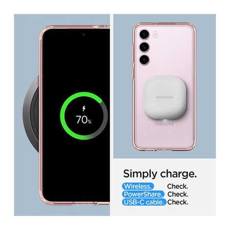 Spigen Ultra Hybrid - Case for Samsung Galaxy S23 (Rose Crystal)