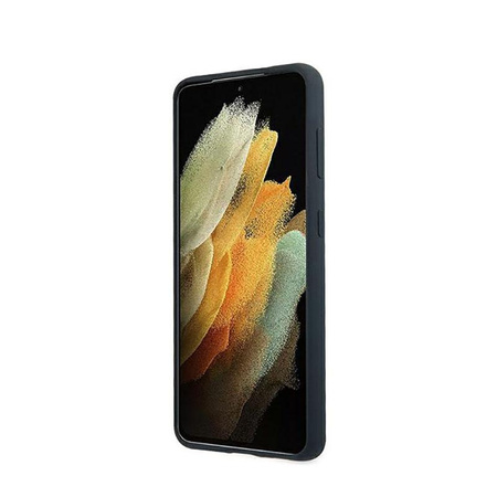 BMW Silikon Signature Logo - Hülle für Samsung Galaxy S21+ (navy blau)