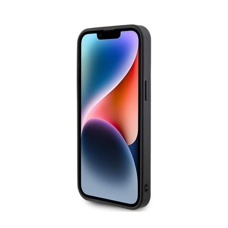 Guess kovové logo s kamínky - pouzdro pro iPhone 15 Pro Max (žluté)