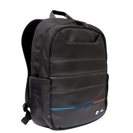 BMW Carbon&Nylon Tricolor - 16" batoh na notebook (černý)