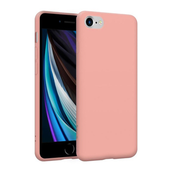 Crong Color Cover - pouzdro pro iPhone SE (2022/2020) / 8 / 7 (pískově růžové)
