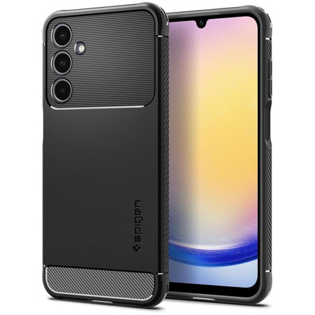 Spigen Rugged Armor - Etui pour Samsung Galaxy A25 5G (Noir)