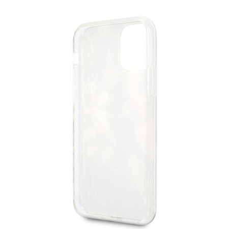 Guess Flower Shiny Collection N3 - Coque pour iPhone 11 Pro Max (Marine)