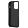 Karl Lagerfeld PU Leather Karl's Head Metal - Etui iPhone 13 Pro (niebieski)
