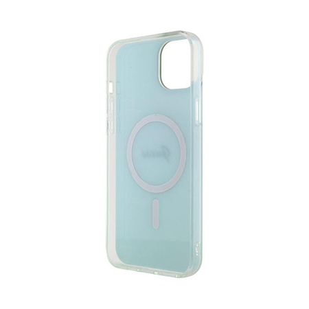 Guess IML Iridescent MagSafe - Coque iPhone 15 Plus (turquoise)
