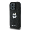 Karl Lagerfeld Monogram Choupette Head Pin - pouzdro pro iPhone 16 Pro Max (černé)
