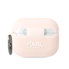 Karl Lagerfeld Silicone NFT Karl Head 3D -AirPods Pro-Hülle (rosa)