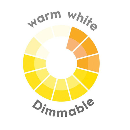 Alpina - Wi-Fi smart bulb E27 cap power 4,9 W warm white color