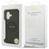 ETUI DO IPHONE 17 do MAGSAFE GUESS ORYGINALNE CZARNE SKÓRZANE MODNE CASE