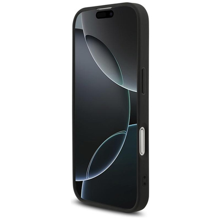 ETUI DO IPHONE 17 GUESS CZARNE ORYGINALNE ZE SMYCZĄ ELEGANCKIE MODNE CASE