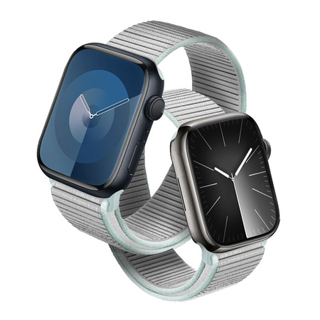 Crong Nylon - Sport Band for Apple Watch 38/40/41/42 mm (Pastel Gray)