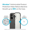 Speck Presidio Perfect-Clear with Impact Geometry - Etui iPhone 14 Pro Max z powłoką MICROBAN (Clear / Black)