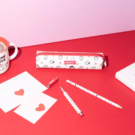 Snoopy - Astuccio con penna e set di matite della collezione Love Season
