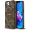 Guess 4G Circle Classic Logo MagSafe - Case for iPhone 16e (brown)