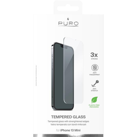 PURO Szkło ochronne hartowane na ekran iPhone 13 Mini