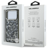Karl Lagerfeld IML Leopard Pattern MagSafe - Hülle für iPhone 17 Pro (schwarz)