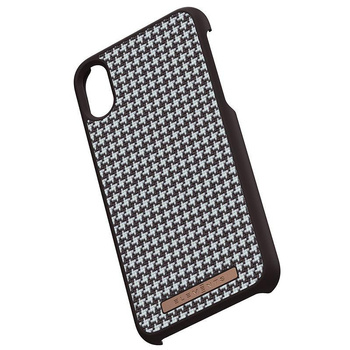 Nordic Elements Saeson Idun - Materialhülle iPhone Xs / X (Dunkelbraun Muster 2)