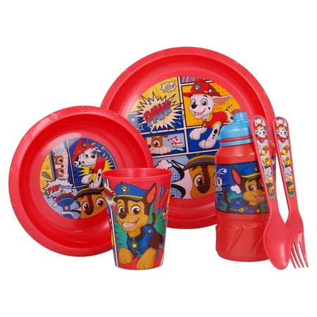 Paw Patrol - Psi Patrol 6 piece dinnerware set