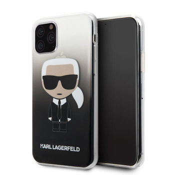 Karl Lagerfeld Iconic Karl Gradient - iPhone 11 Pro tok (fekete)