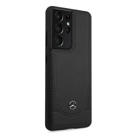 Mercedes Leather Urban Line - Samsung Galaxy S21 Ultra (black) case