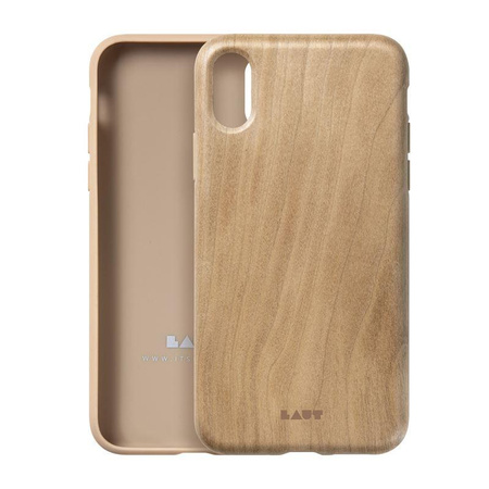 Laut PINNACLE - Real Wood iPhone XR Case (Cherry Wood)