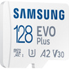 Paměťová karta Samsung microSDXC EVO Plus - 128 GB UHS-I / U3 A2 V30 s adaptérem