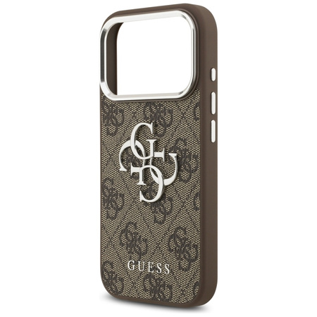 Guess 4G Big 4G Classic Logo - Case iPhone 17 Pro (Brown / Silver)