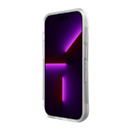 X-Doria Raptic Clutch MagSafe - Biológiailag lebomló iPhone 14 Pro tok (Drop-Tested 3m) (átlátszó)