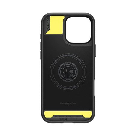 Spigen Rugged Armor MagSafe - Gehäuse für iPhone 16 Pro (Schwarz matt)