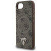 Guess 4G Ring Triangle Logo MagSafe - Tasche für iPhone 16e (braun)