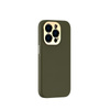 Moshi Napa Slim MagSafe - Étui en cuir pour iPhone 14 Pro (Juniper Green)