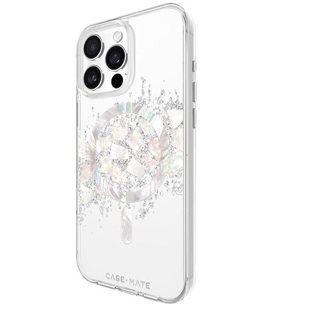 Case-Mate Karat MagSafe - Case for iPhone 16 Pro Max with Pearl Inlay (A Touch of Pearl)