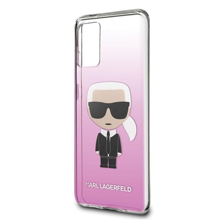 Karl Lagerfeld Ikonik - pouzdro pro Samsung Galaxy S20+ (růžové)