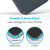 Speck Presidio2 Pro - Antibacterial iPhone 15 Plus / 14 Plus Case (Charcoal / Cool Bronze / Slate)
