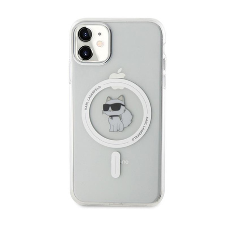 Karl Lagerfeld IML Choupette MagSafe - iPhone 11 Tasche (Transparent)