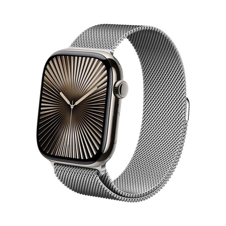 Crong Milano Steel - Edelstahlarmband für Apple Watch 38/40/41/42 mm (Silber)