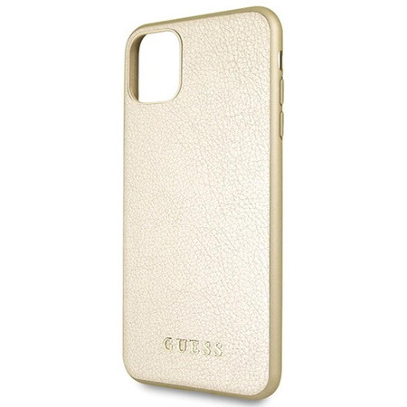 Guess Iridescent - pouzdro pro iPhone 11 Pro Max (zlaté)
