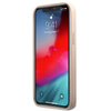 Guess 4G fém arany logó - iPhone 12 / iPhone 12 Pro tok (rózsaszín)