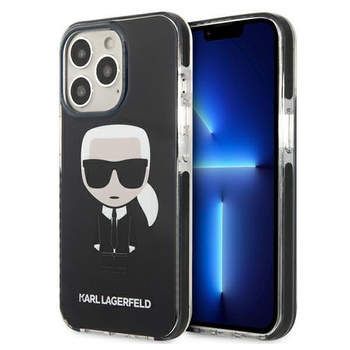 Karl Lagerfeld Fullbody Ikonik  - pouzdro pro iPhone 13 Pro (černé)