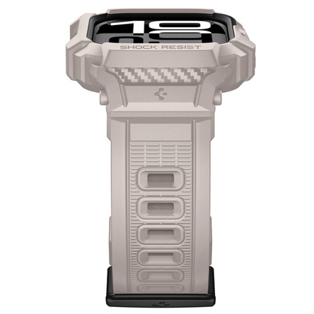 Pasek Apple Watch z Obudową 10 | 11 42 mm Spigen Armor Oryginalny Beżowy